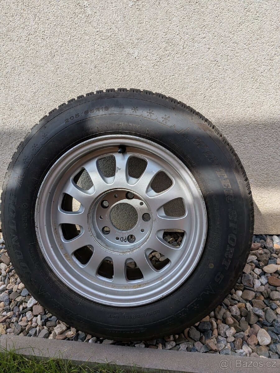 bmw e39 zimni pneu dunloo vcetne disku