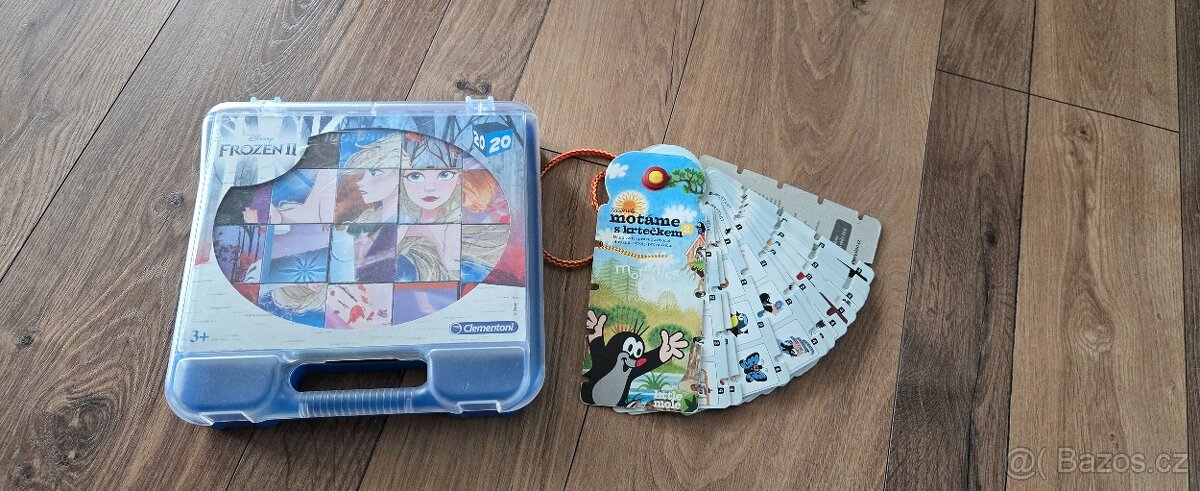 Kostky Clementoni 20 ks Frozen II/Ledové království, Motáme