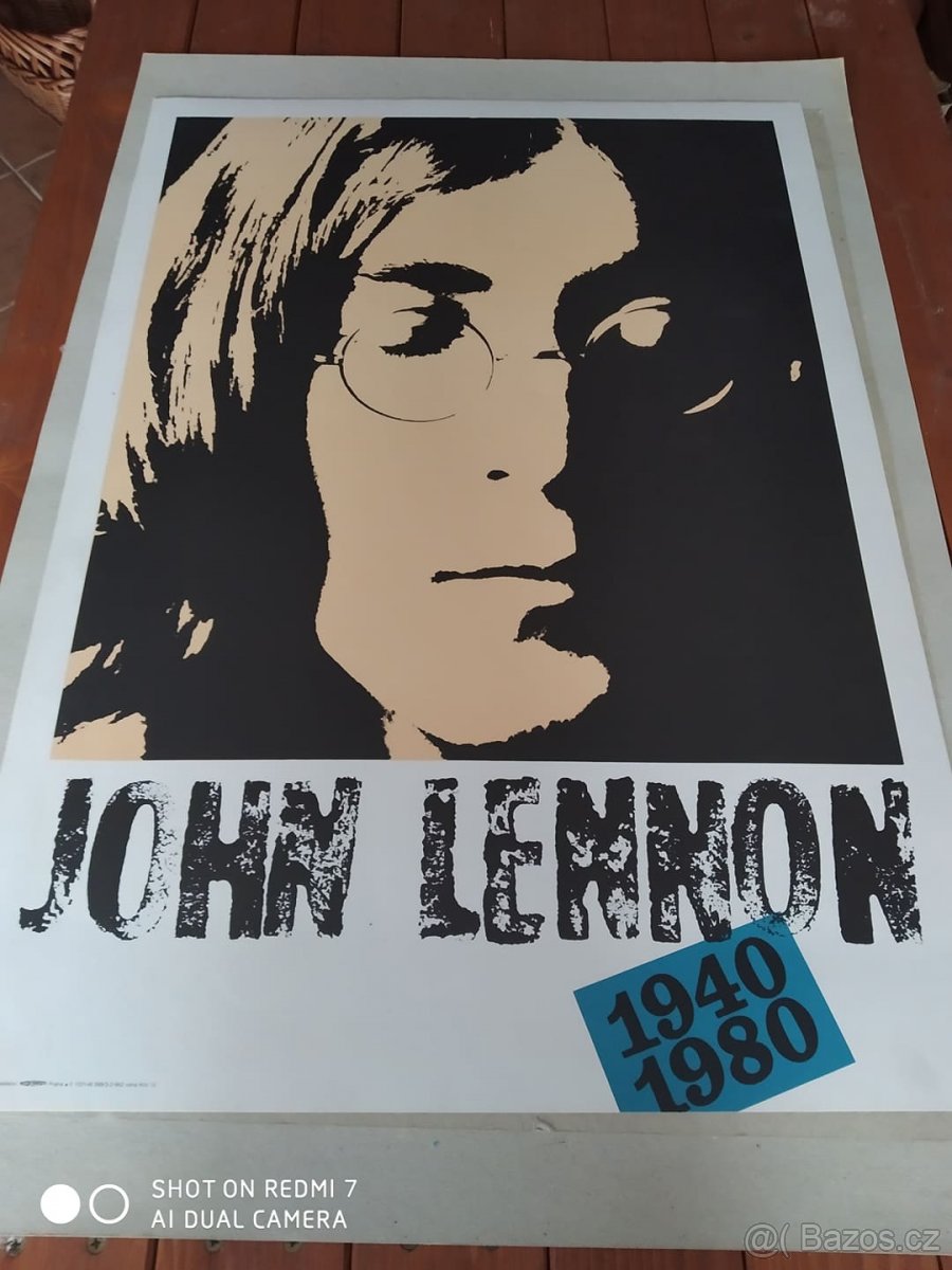 Orig. nástěn. plakáty z 80. let - John Lennon 1940 - 1980