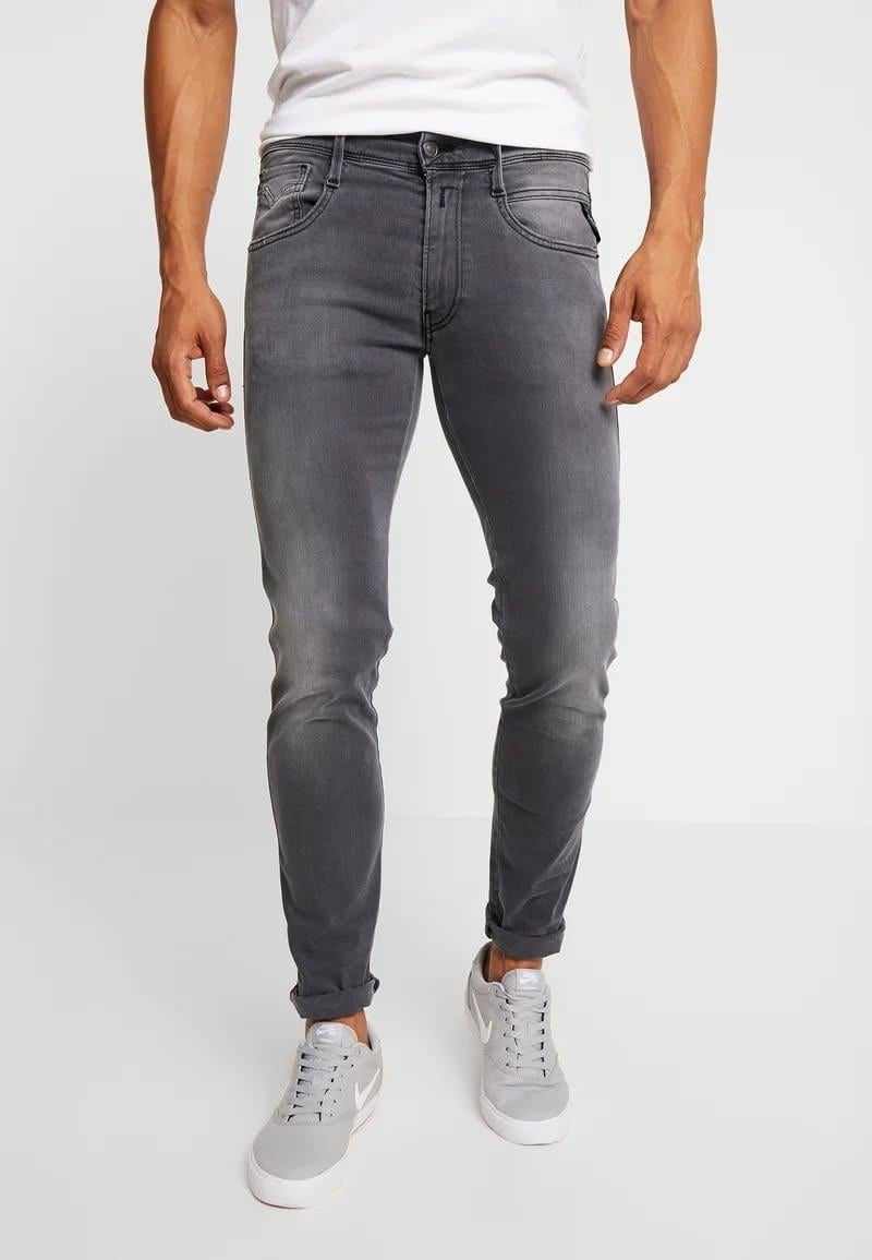 REPLAY-ANBASS PÁNSKÉ SLIM DŽÍNY-JEANS SKINNY W 36 STREČOVÉ