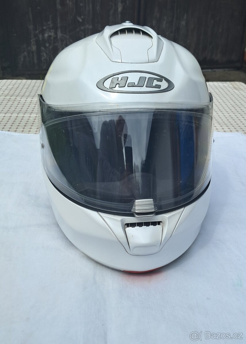 Odklápěcí přilbu HJC R-PHA MAX, bílá perleť