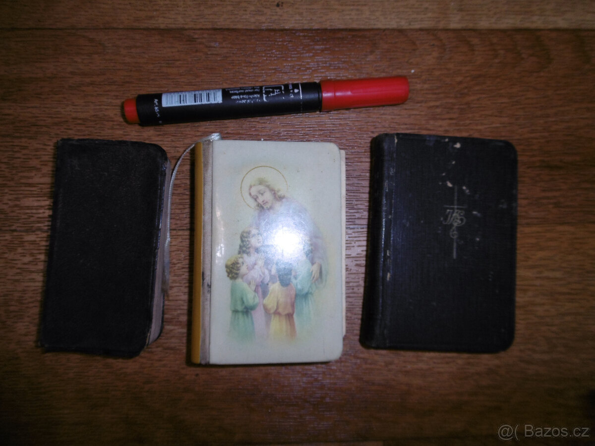 Stara sberatelska modlitebni mini kniha 3 ks