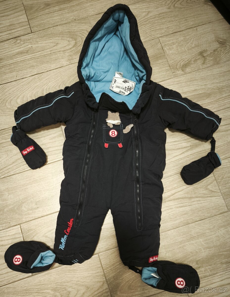 NOVY ZIMNI OVERAL v 68, 5,6 měs rostouci