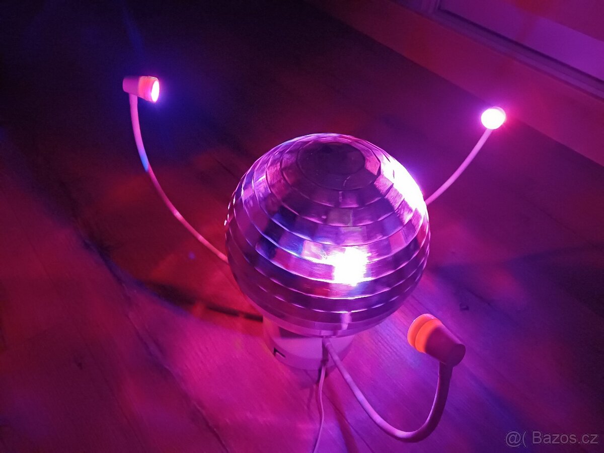 Disco koule na strop nebo zem průměr 20 cm