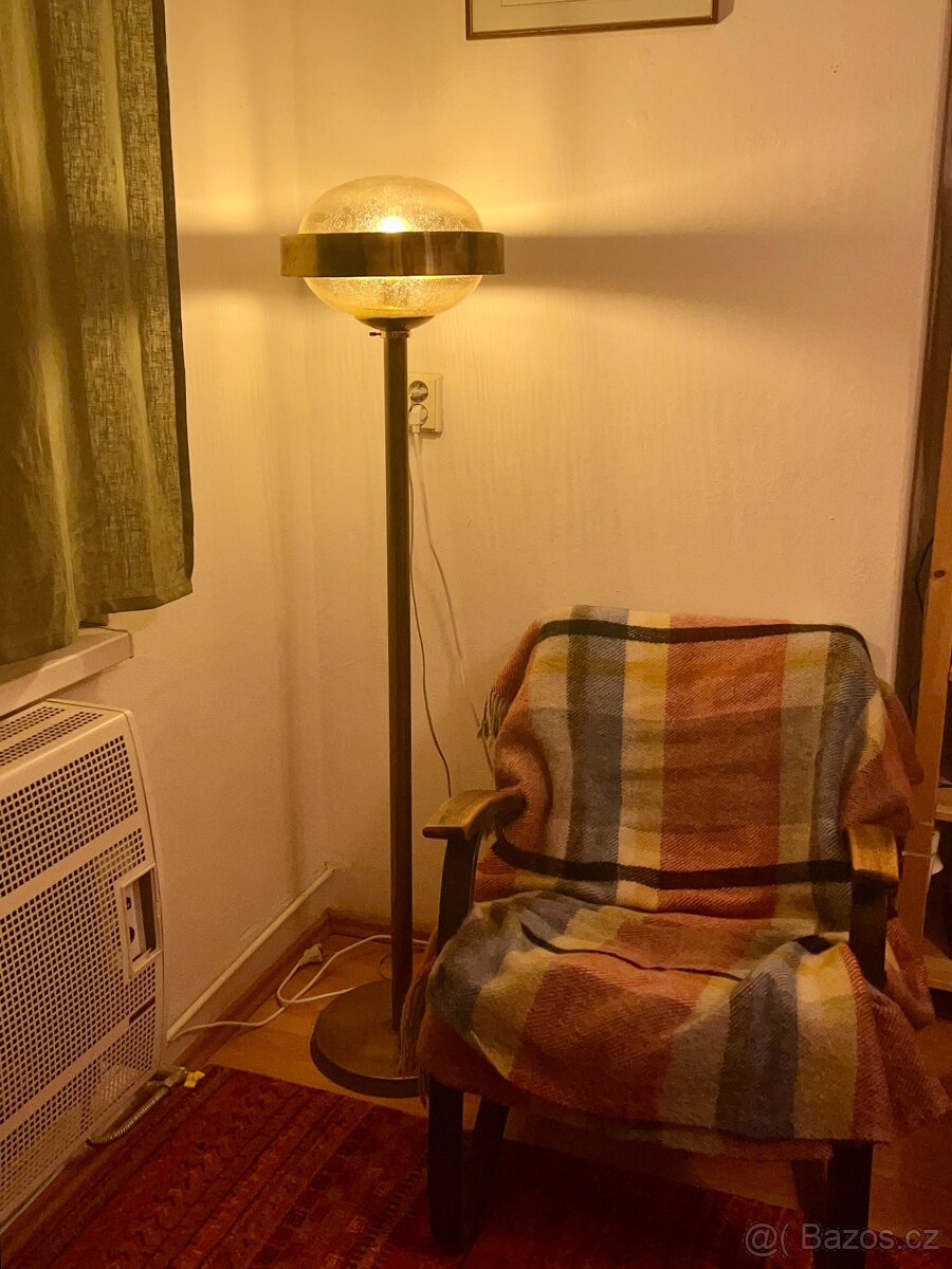 Kamenický Šenov podlahová lampa retro
