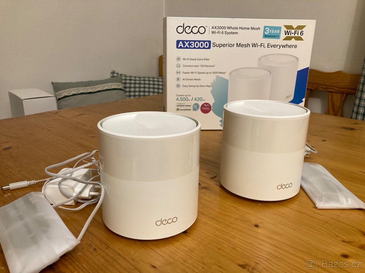 TP Link Deco X50 wifi routery duo pack Mesh system