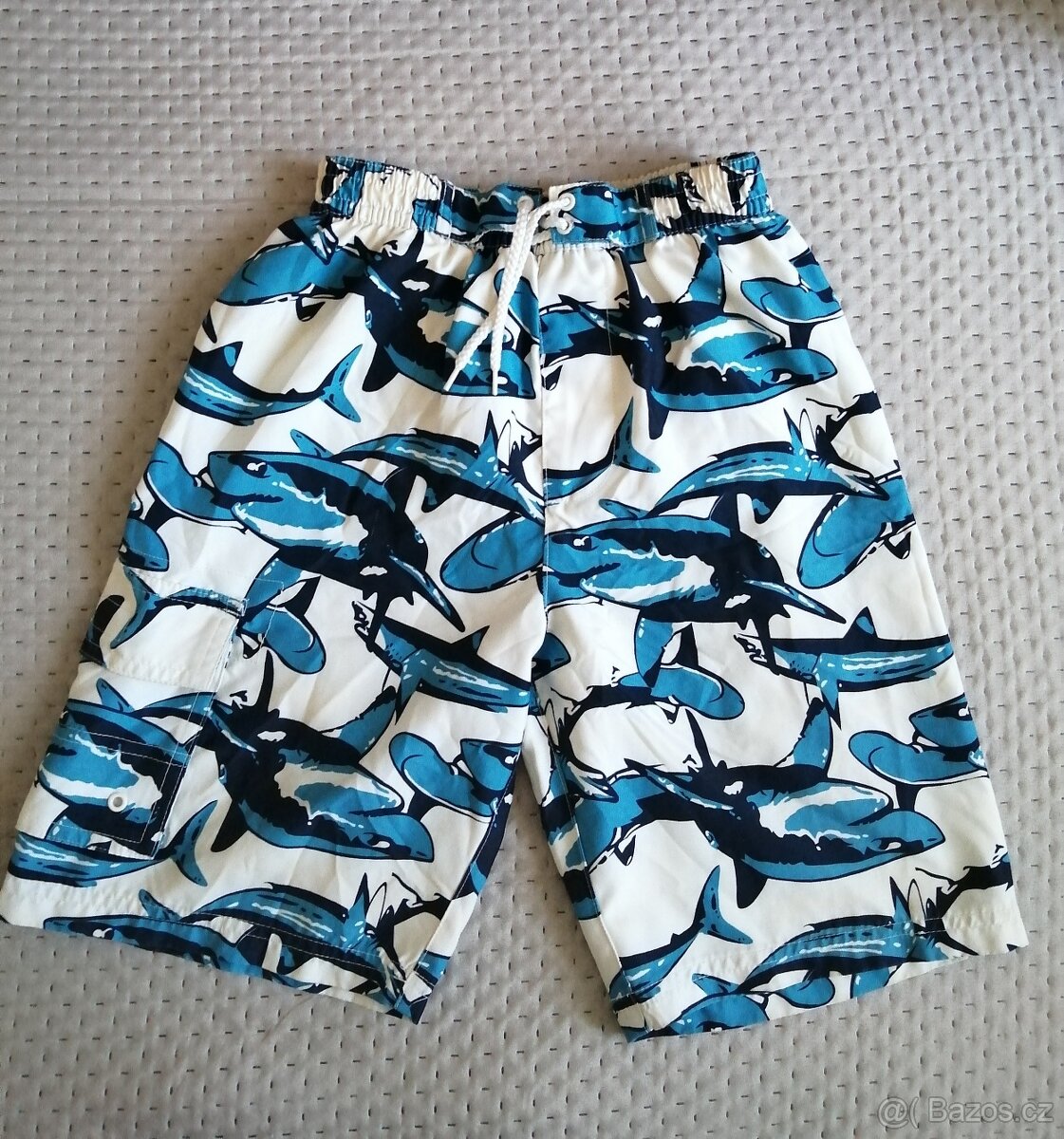 Dětské plavky - kraťase se žraloky