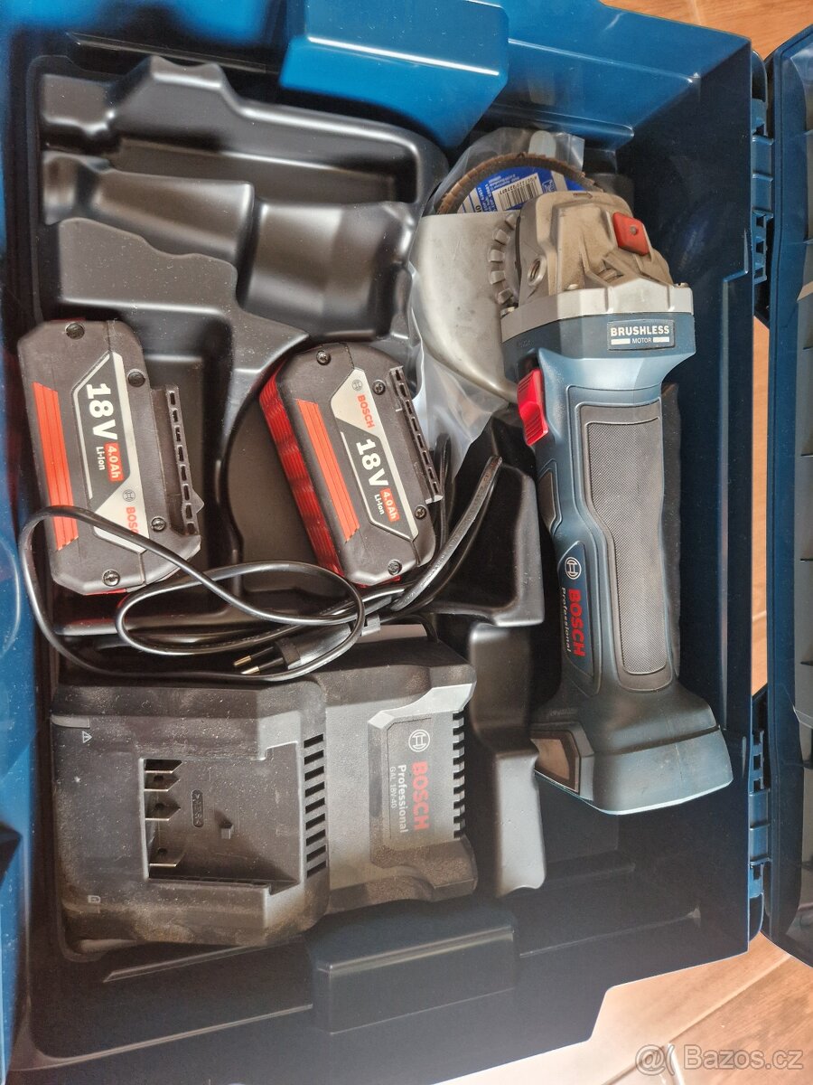 Aku úhlová bruska GWS 18 V-7 Bosch Professional
