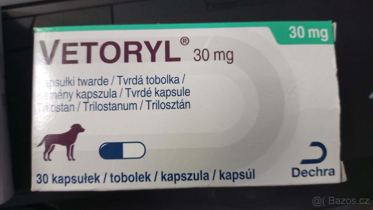 Vetoryl 30 mg rozbalené dohromady 35 tablet