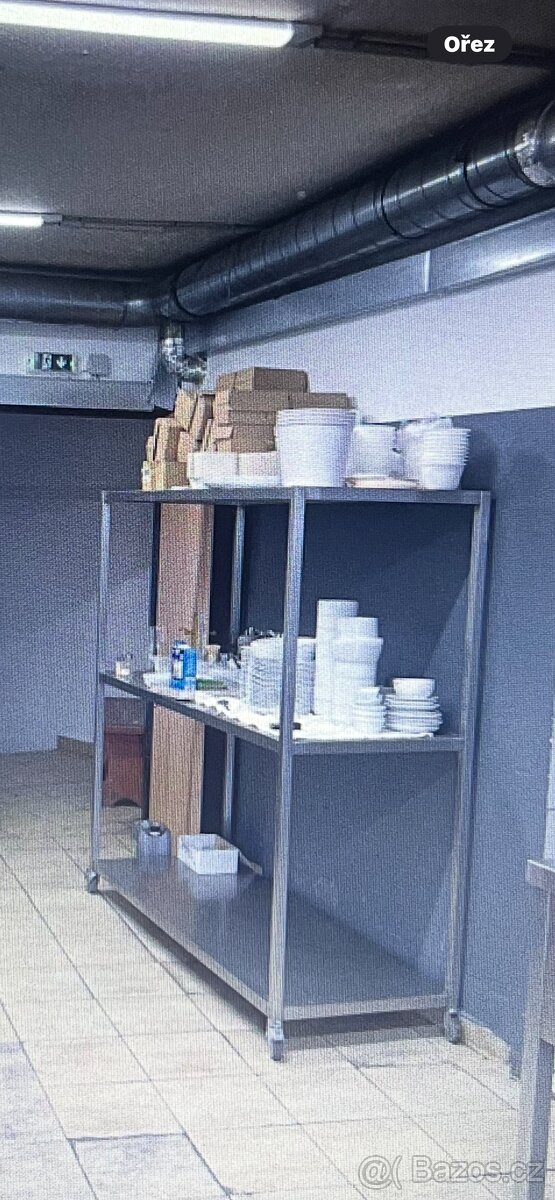 gastro nerezový regál