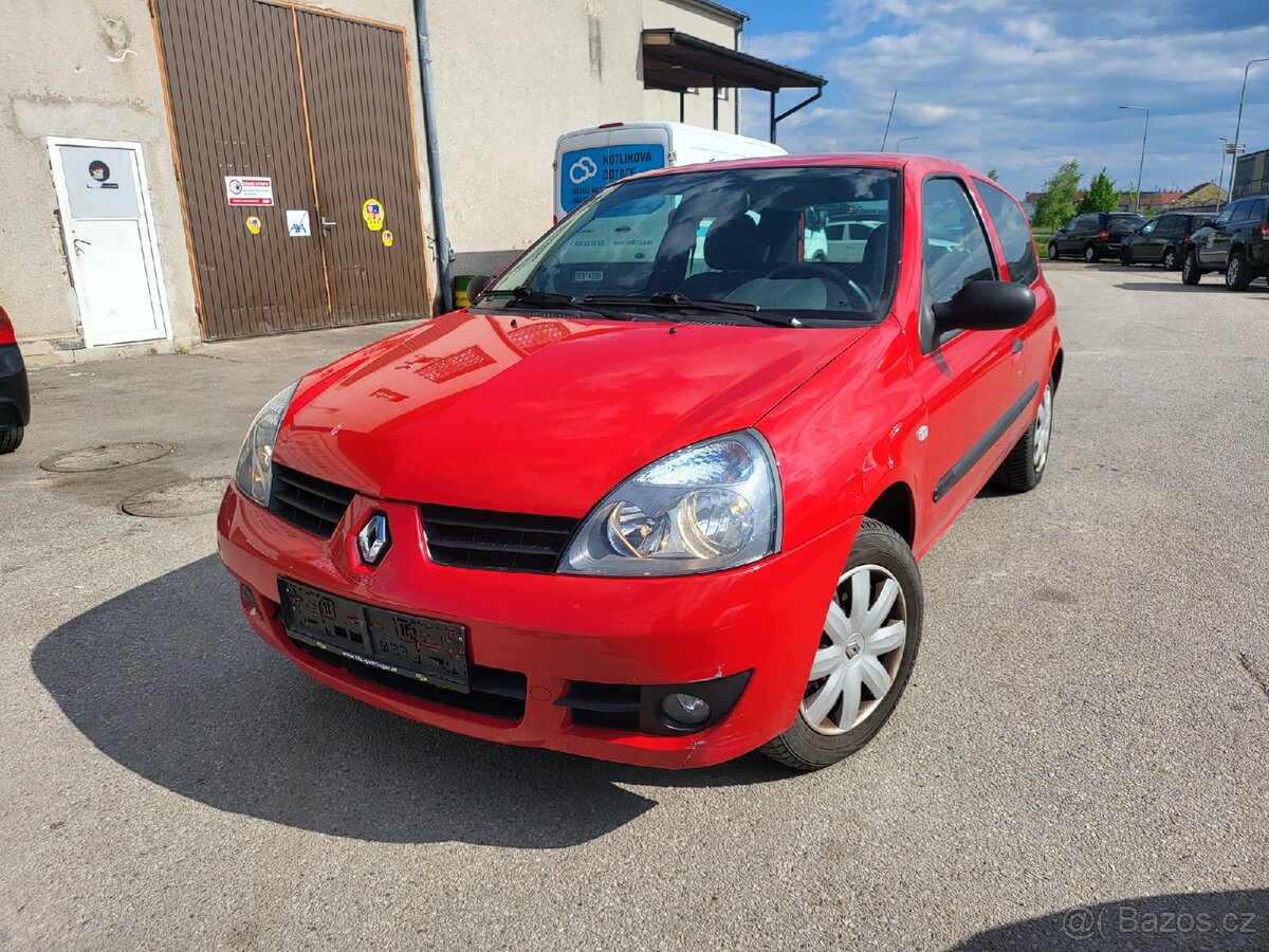 Renault Clio 1.2i,43kw, rok 2008,nová STK.