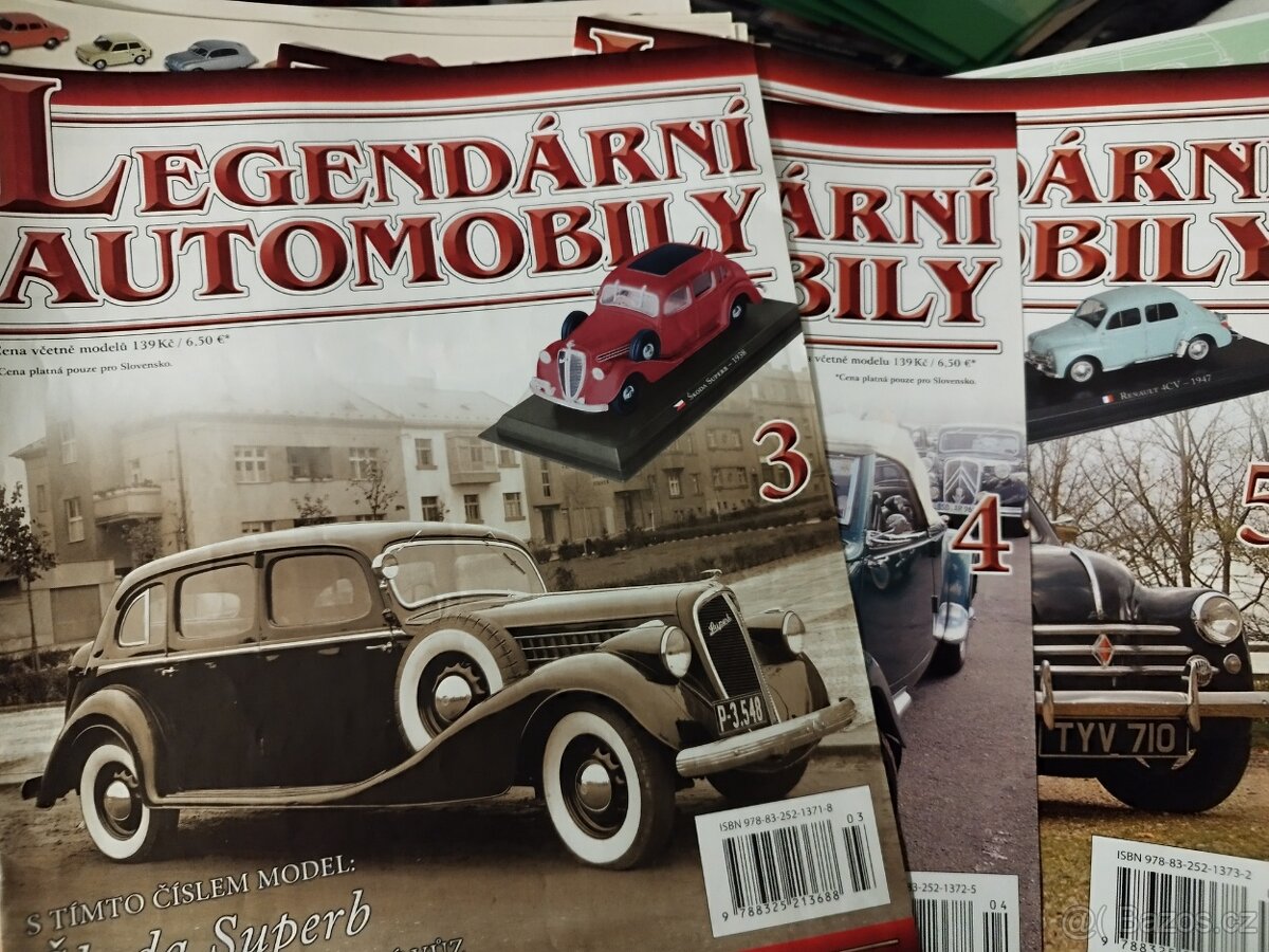 Prospekty legendární automobily