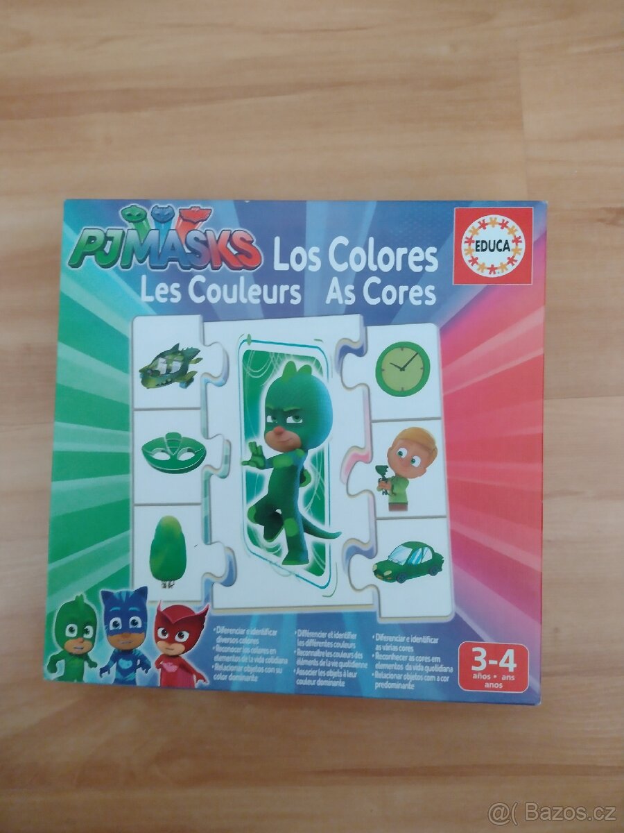Puzzle - učení barev, PJ Masks