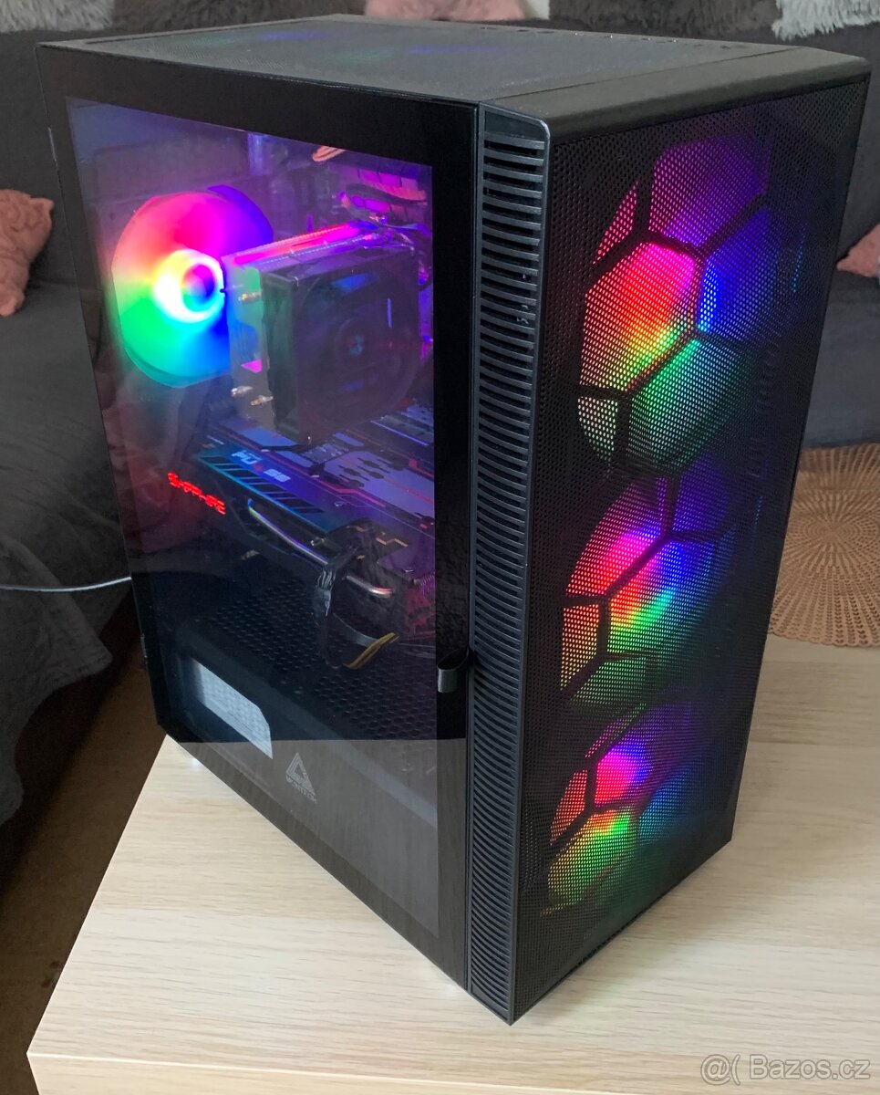 Herní PC rx 5600xt,16gb ddr4, SSD 500gb,i5 6500