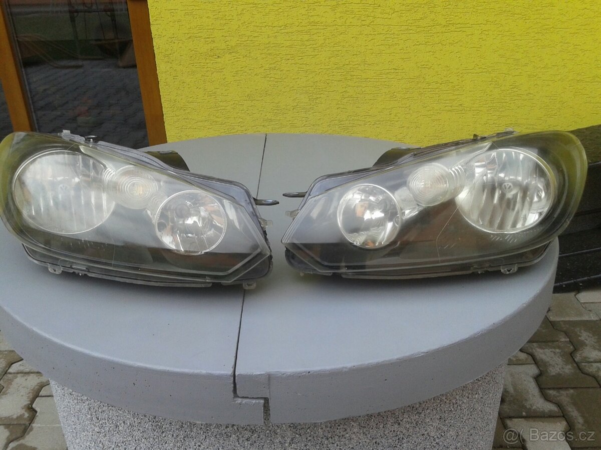 VW Golf 6,přední světla