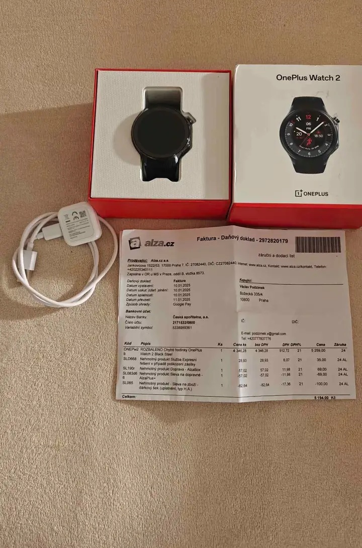 Oneplus watch 2 Black steel