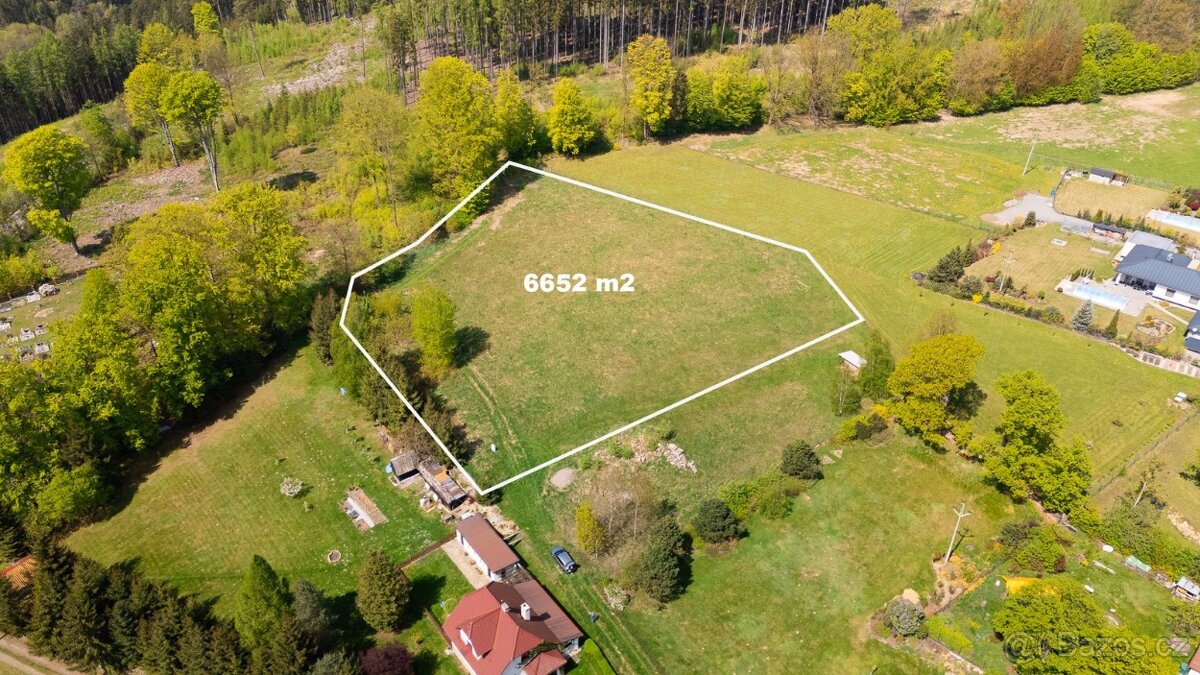 Stavební pozemek 6652 m² – Horní Nemojov