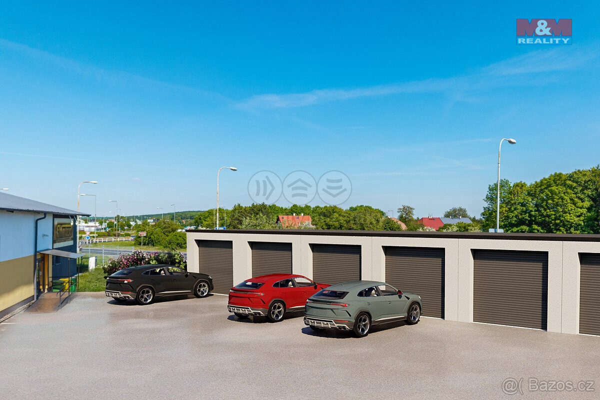Prodej garáže ve výstavbě, 21 m2, Chomutov, ul. Pražská