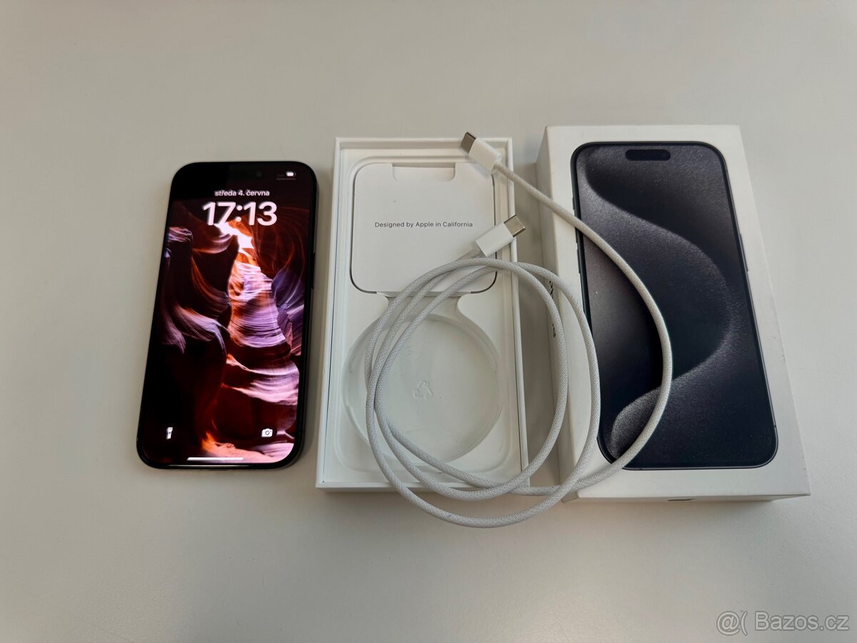 iPhone 15 Pro 128GB CZ ZÁRUKA TOP STAV