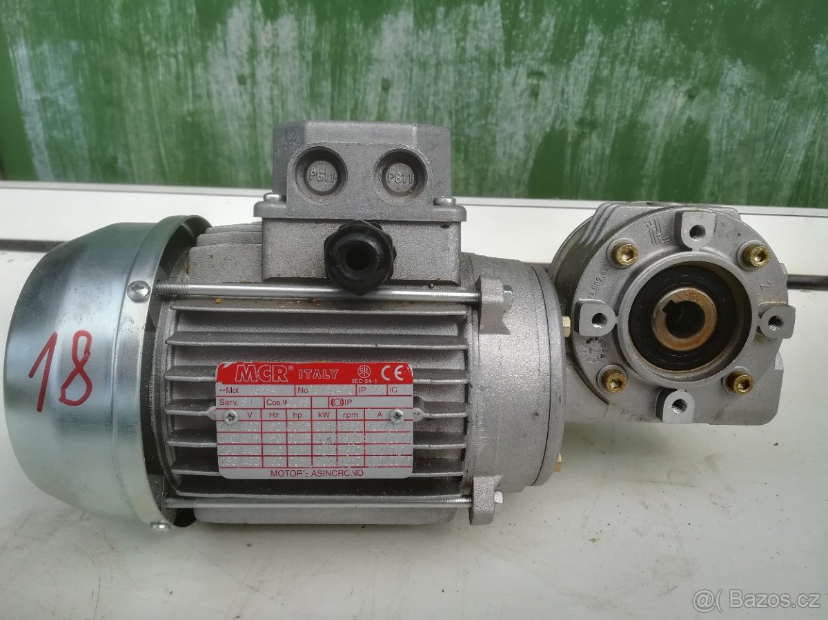Nabízím elektromotor s převodovkou