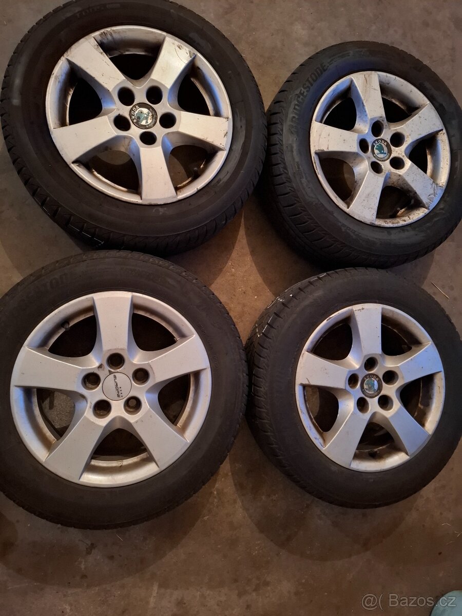 Original alu kola Škoda Fabia I