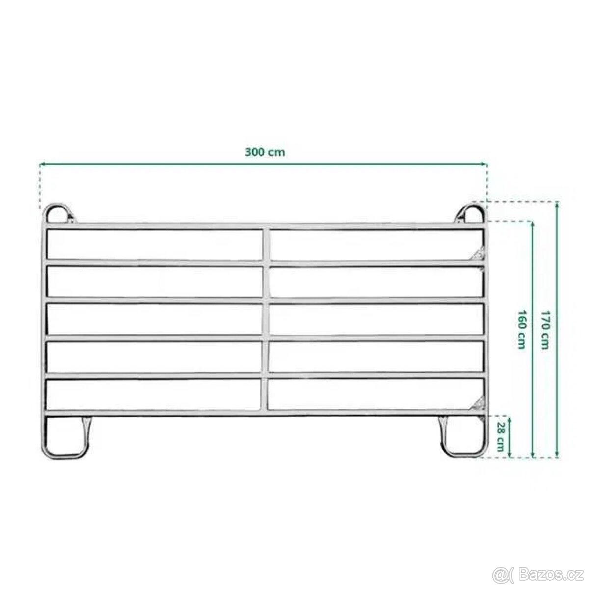 2100kč Texas Panel 300/170 cm