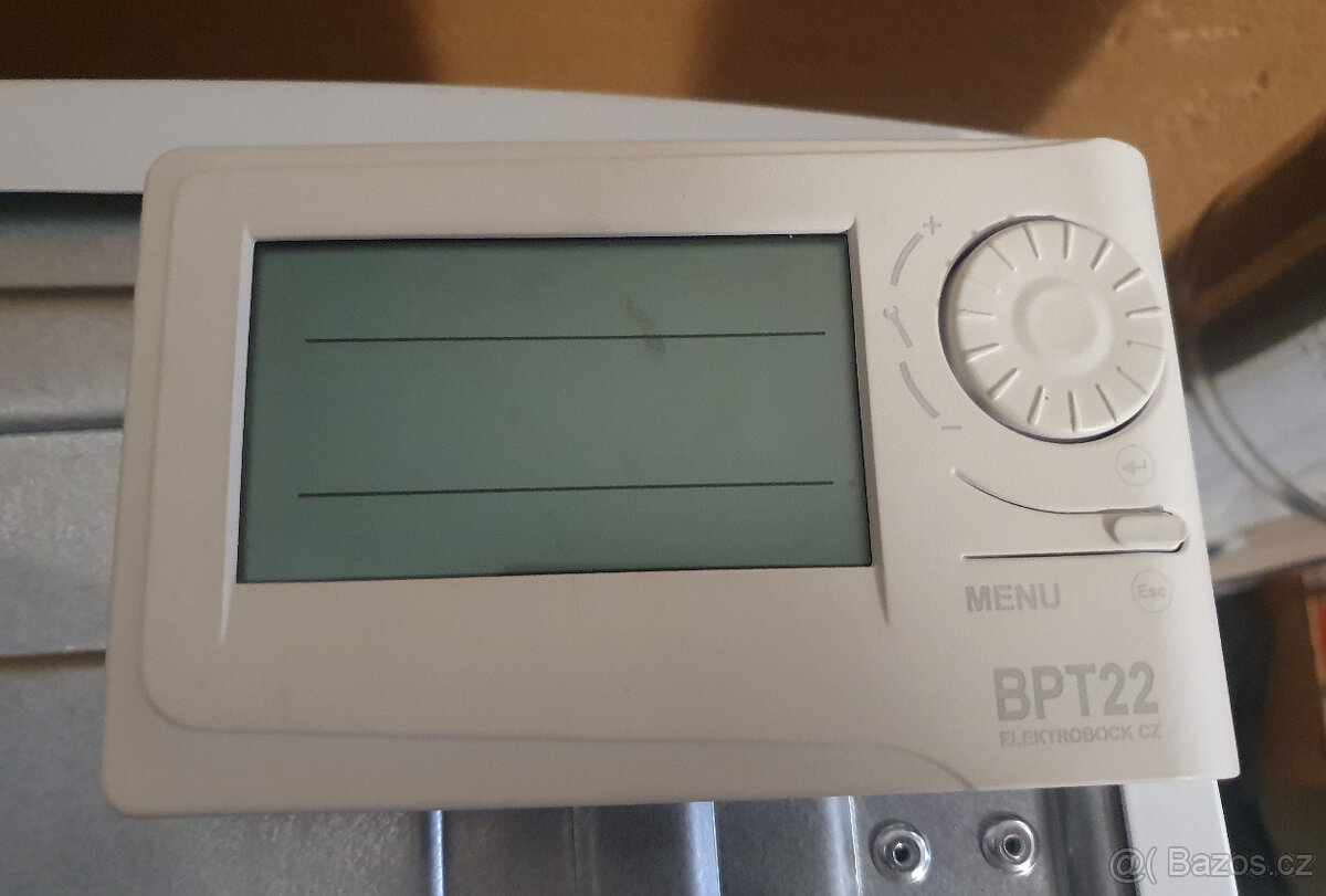 Bezdrátový termostat BT 22 Elektrobock