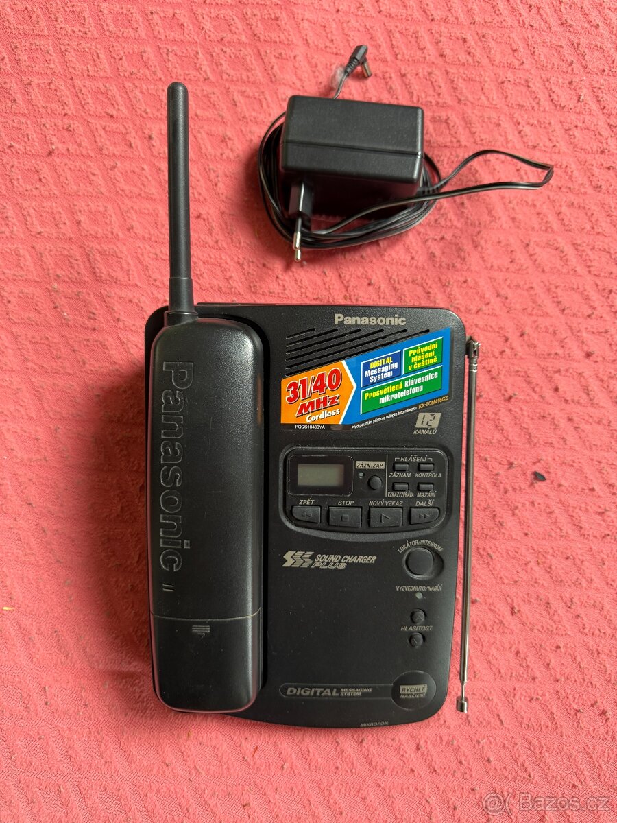 Bezdrátový telefon Panasonic KX-TCM416CZB
