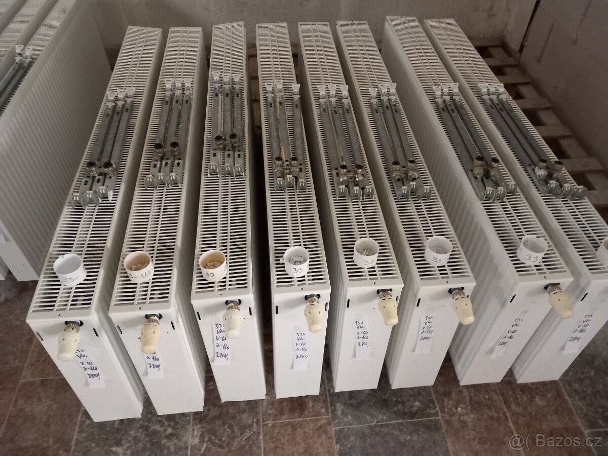 použité radiátory