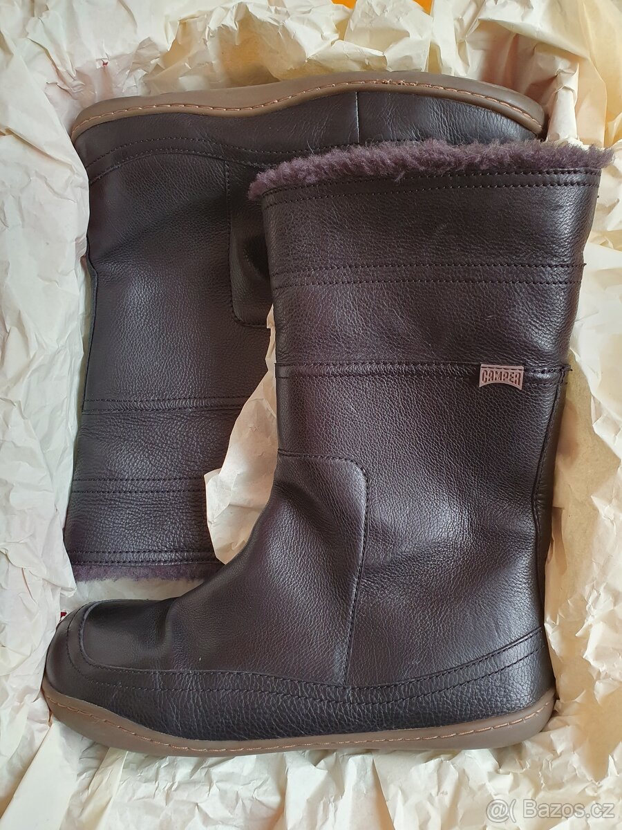 Barefoot kozačky zimní Camper 38.