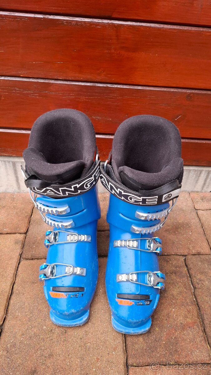 Prodám  dětské lyžáky Lange RS 60 vel. 37 (23,5)