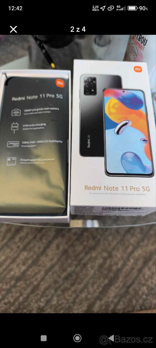 prodám Xiaomi ředění note 11 pro 100 mp foťák