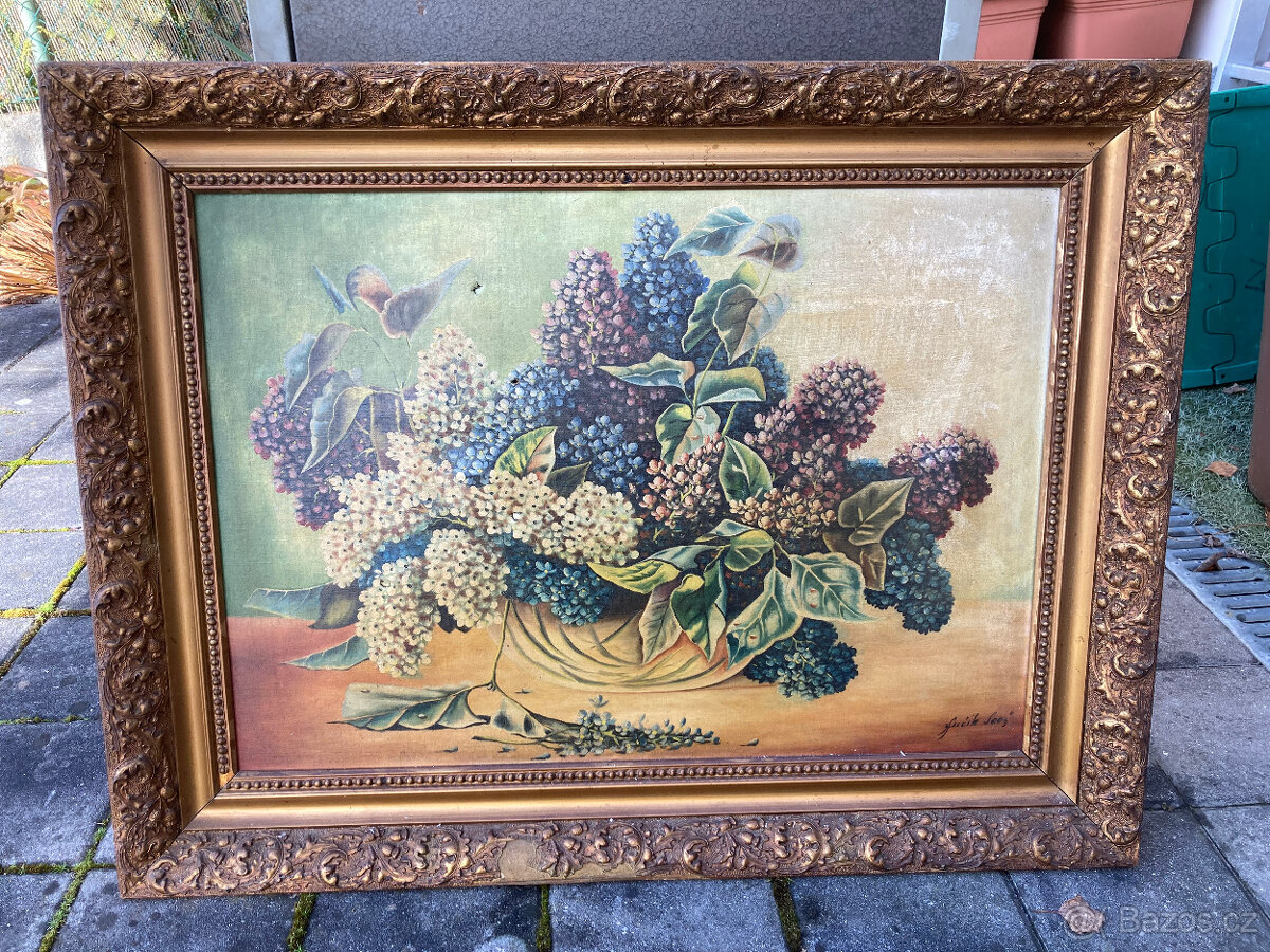 Obraz starý na plátně