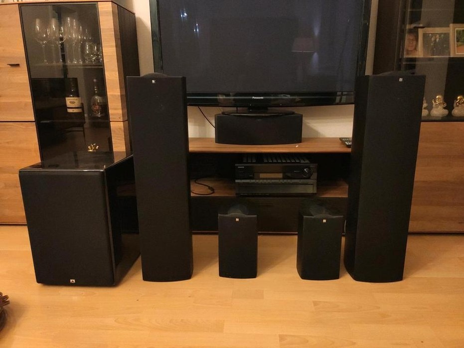 5.1 domácí kino KEF + Onkyo kompletní set