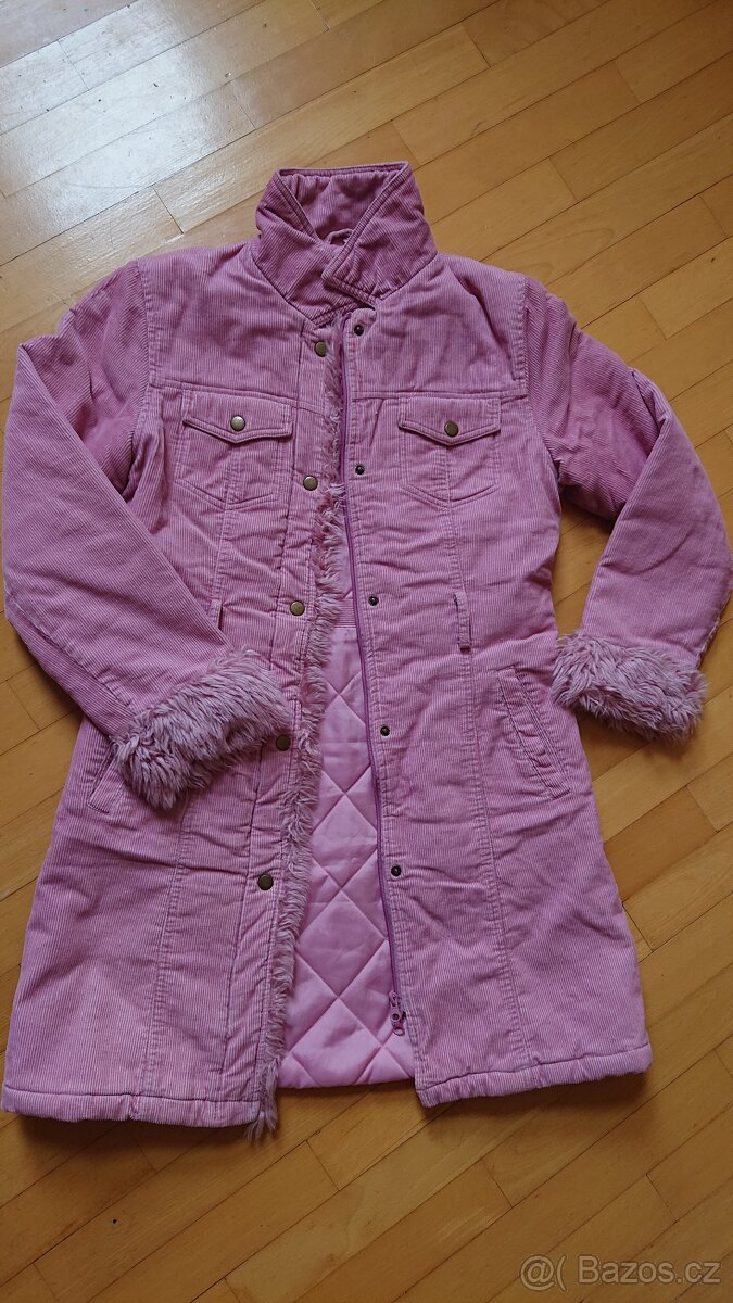 dívčí zimní kabát vel. 158