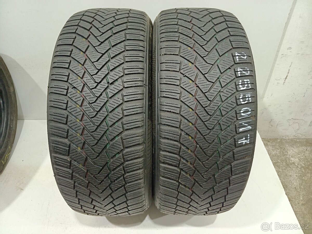 2ks zimní pneu 225/50/17 Continental