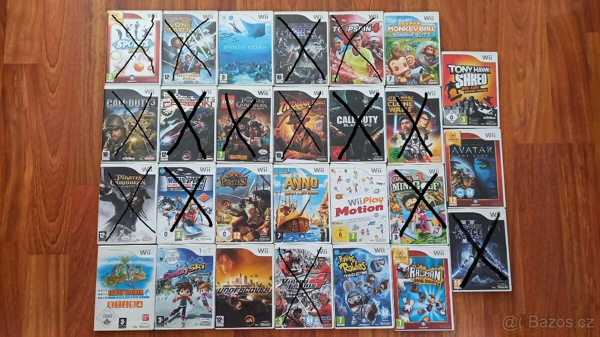 Prodám hry pro Nintendo Wii