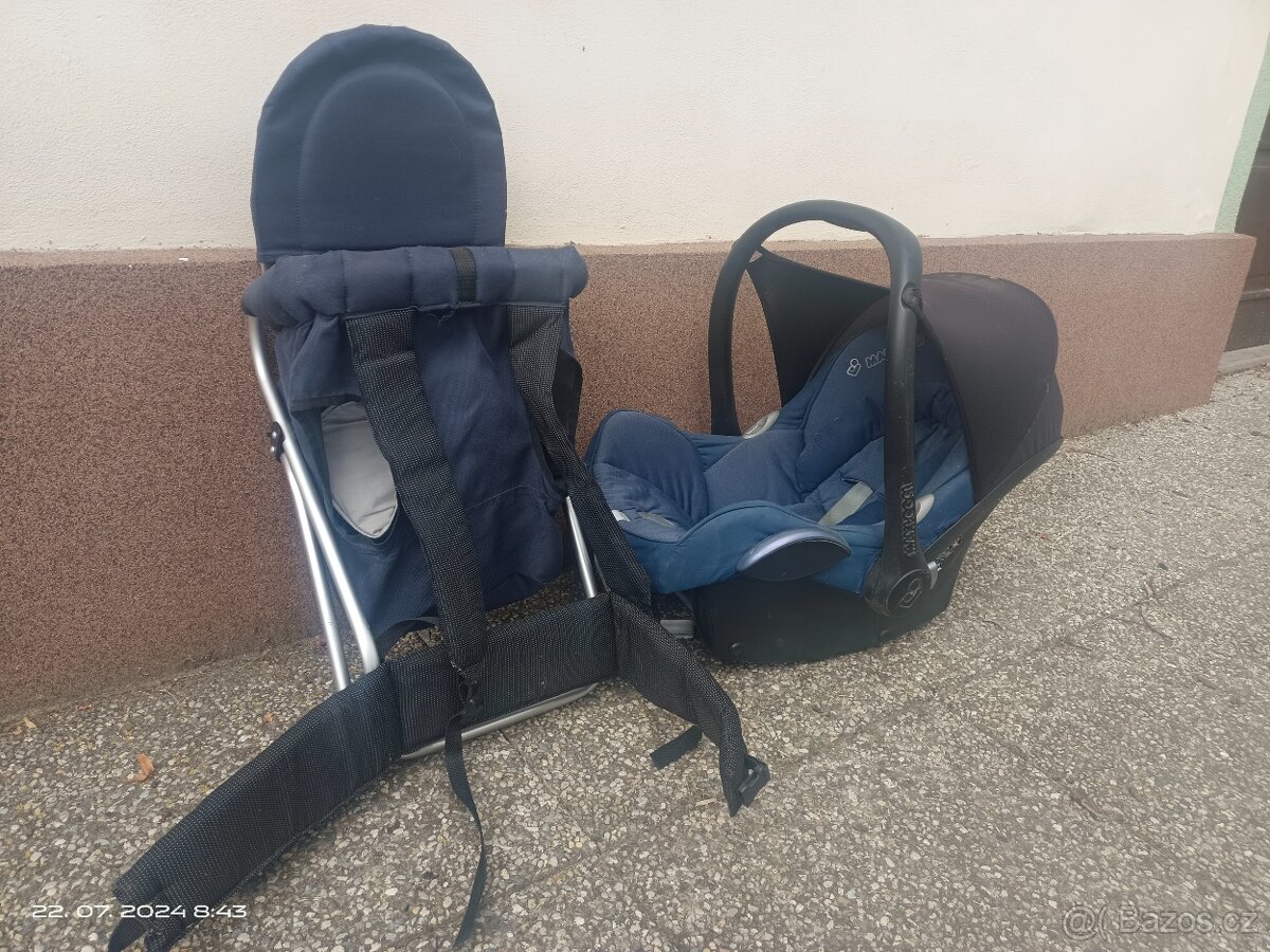 Dětská autosedačka + krosna