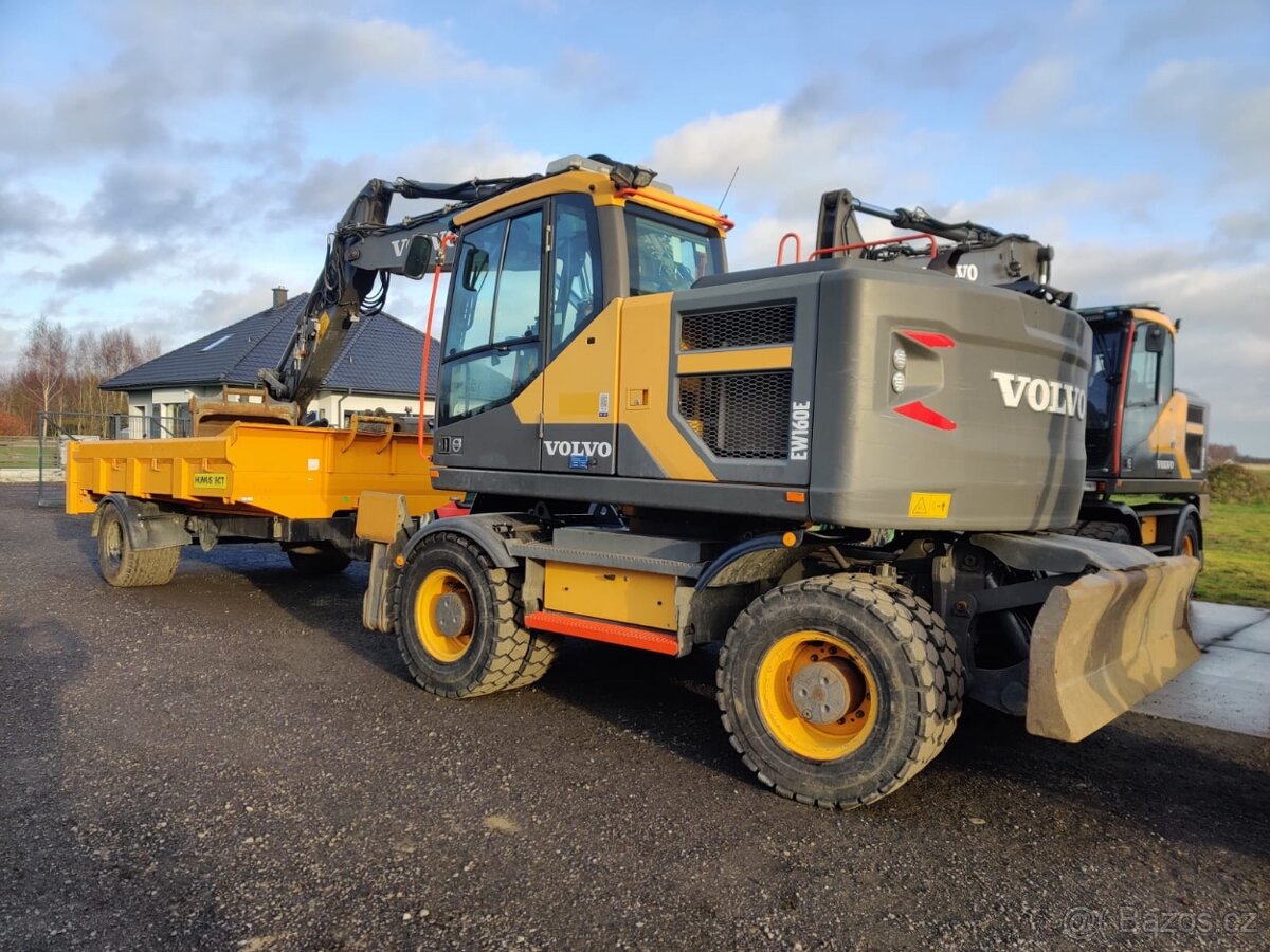 Kolový otočný bagr VOLVO EW 160 E