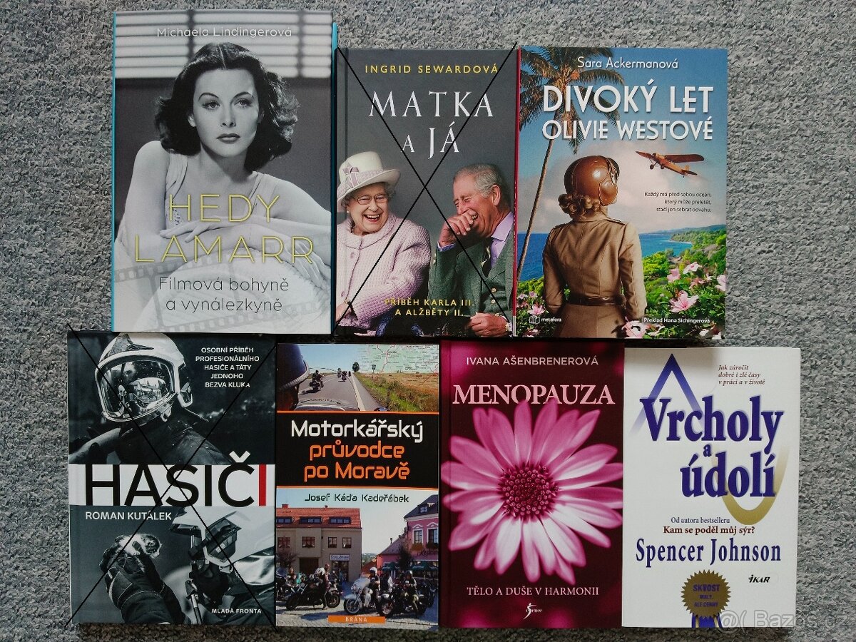 10) Prodám 4 knihy - mix