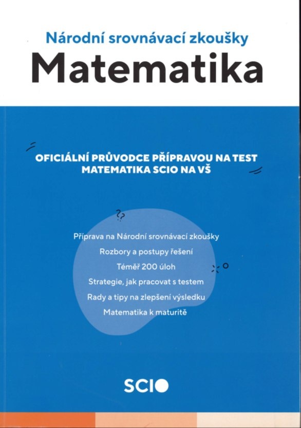Kniha na přípravu k scio po matematice.