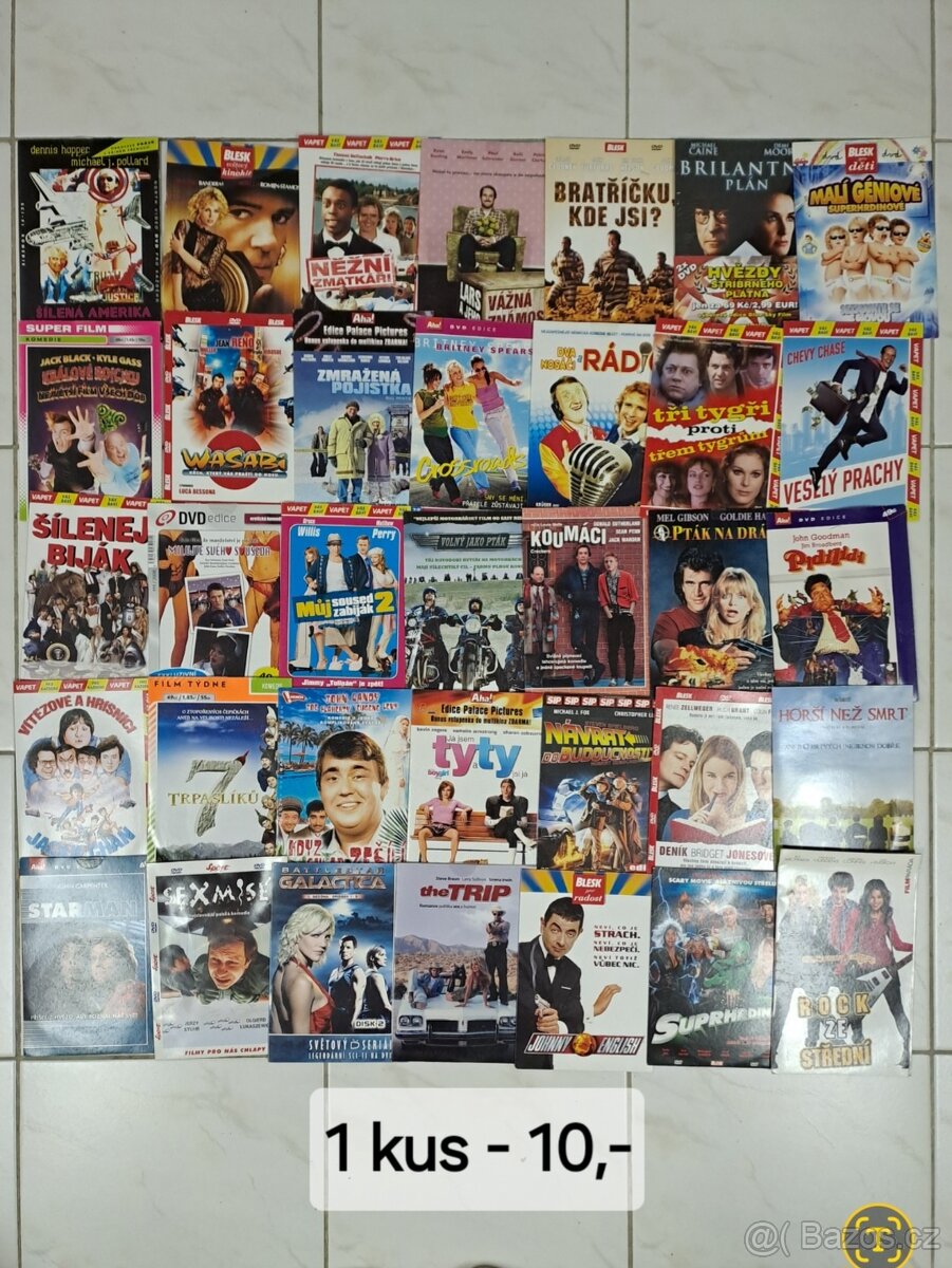 DVD - zahraniční komedie,akční, zamilované
