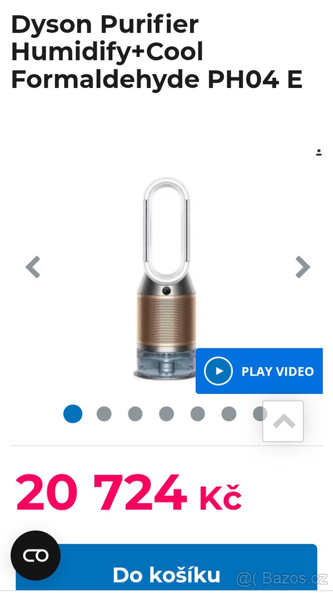Čistička+zvlhčovač+chlazení vzduchu DYSON