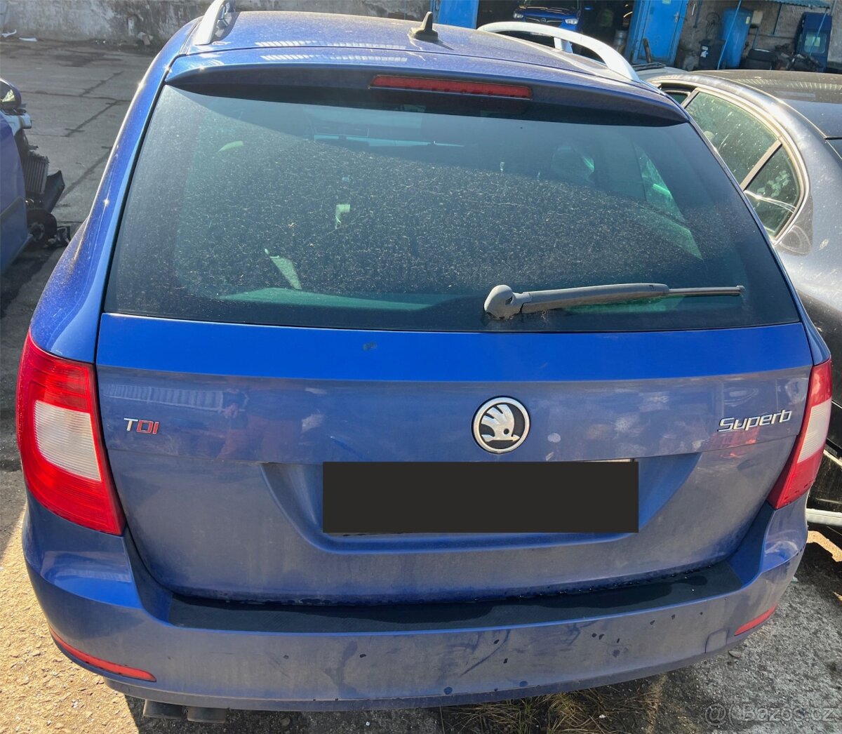 Dveře interier Škoda Superb Combi 2013 lak LF5F