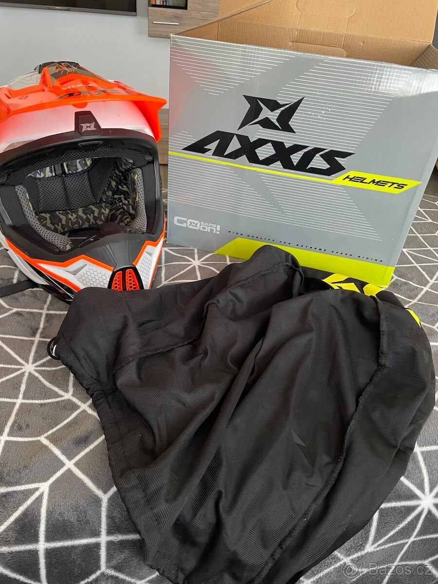 Motocross helma Axxis Wolf