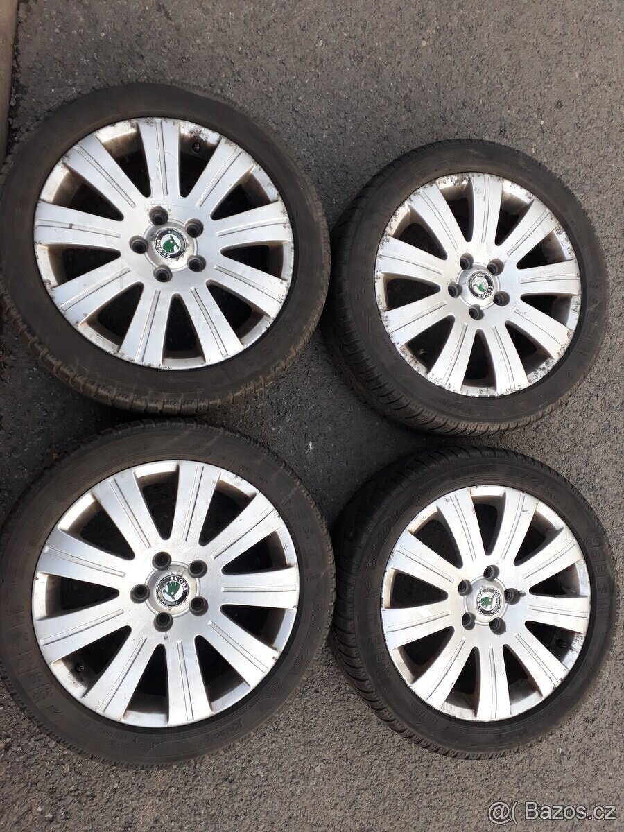 Zimni 17" FLASH ORIGINAL SKODA SUPERB II r.v. 2014
