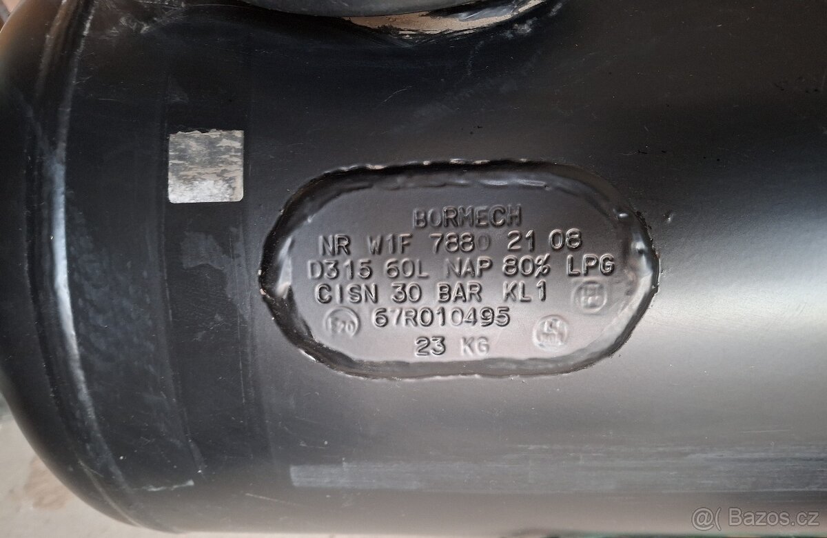 LPG nádrž 60L D315