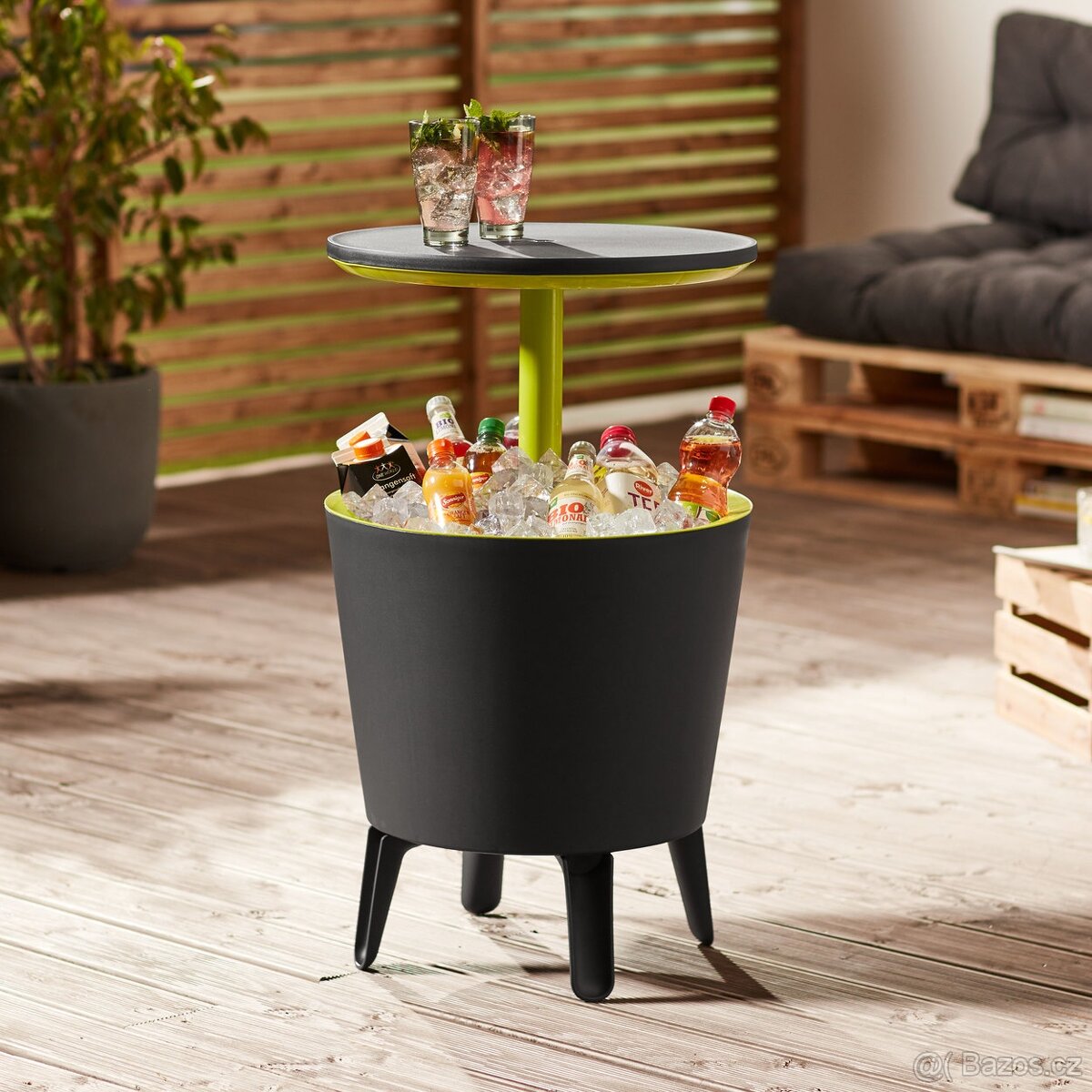 dkládací stolek Keter COOL BAR s chladičem nápojů, 30 l, ant