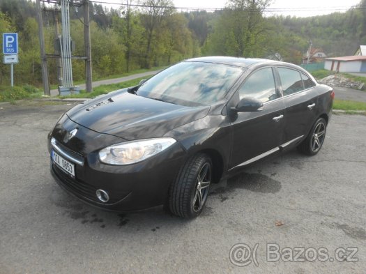 renault fluence 1,5dci 78kw,r.v 9/2010 černa metalíza.