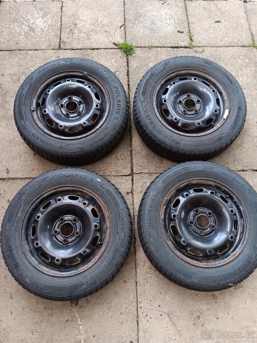 Plechové disky 14" Fabia I